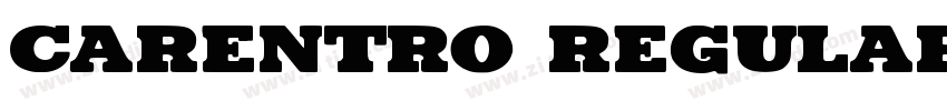 Carentro Regular字体转换